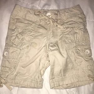 Cute Girls Khaki Shorts